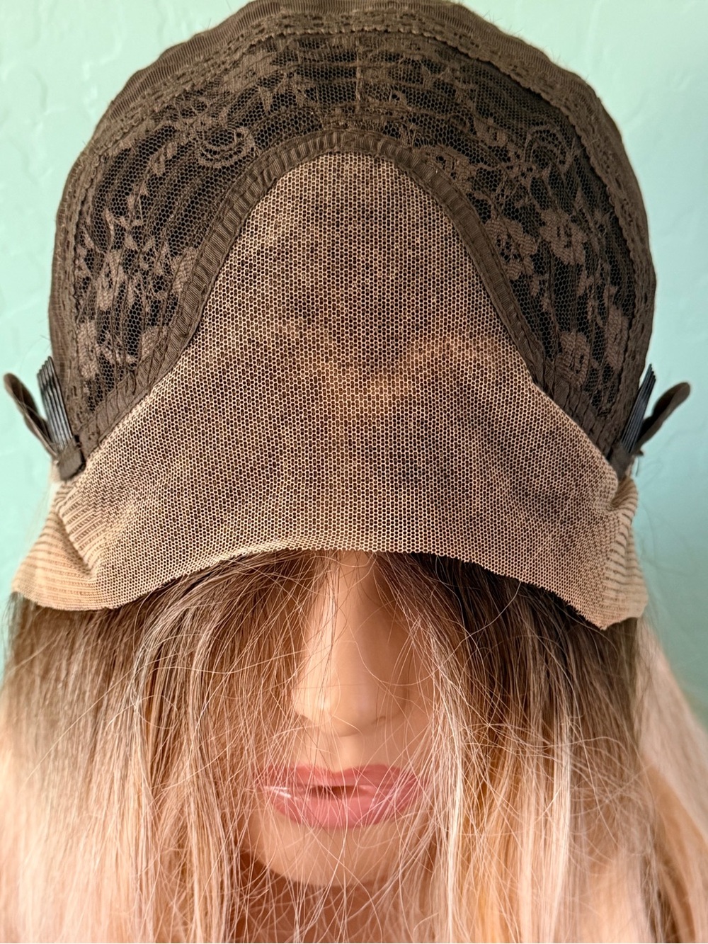 Layered Blonde Synthetic Wig with Soft Waves - Natural Buttery Blonde - Picture 6 of 7